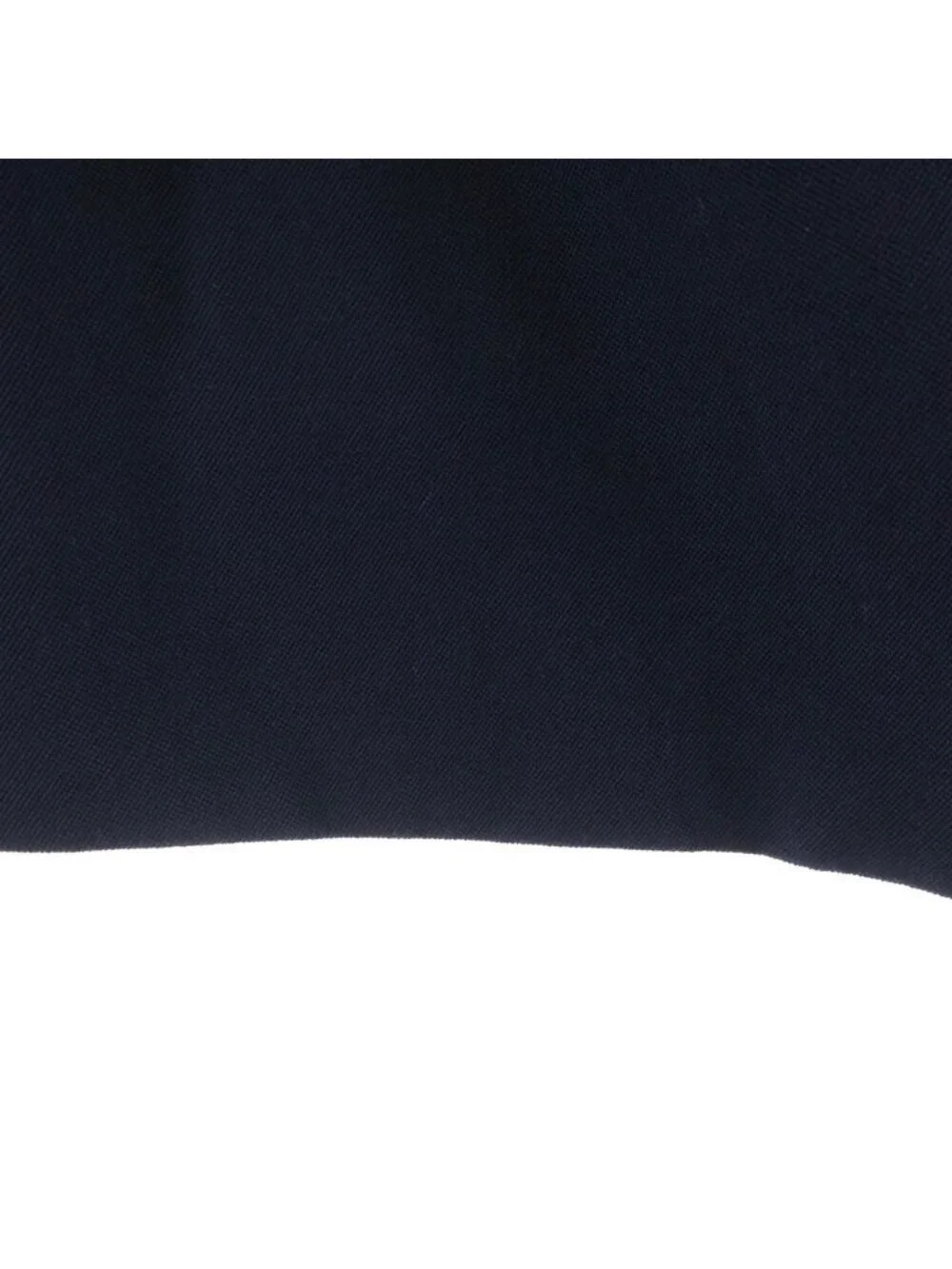 Chanel Vintage Side Zip Skirt Navy
